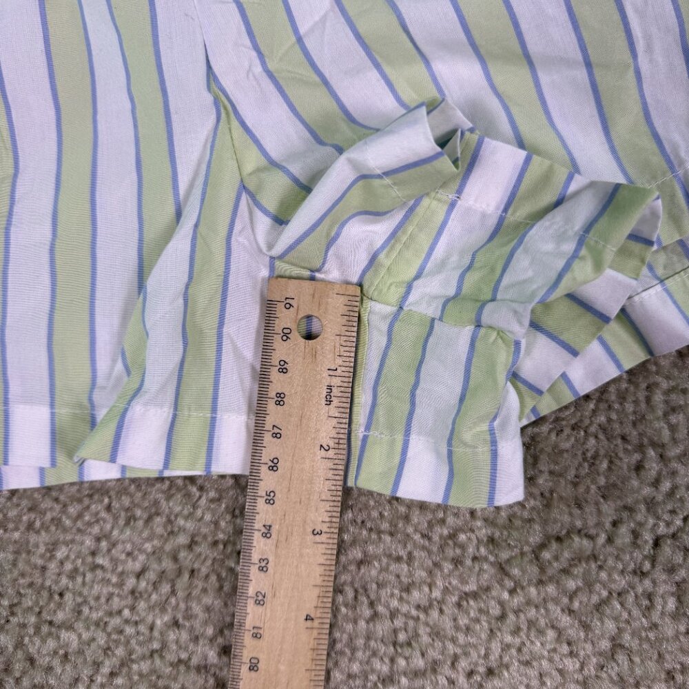 Loft Ann Taylor Sleep Shorts Women’s XL Green Striped NWT E918 - Picture 8 of 10